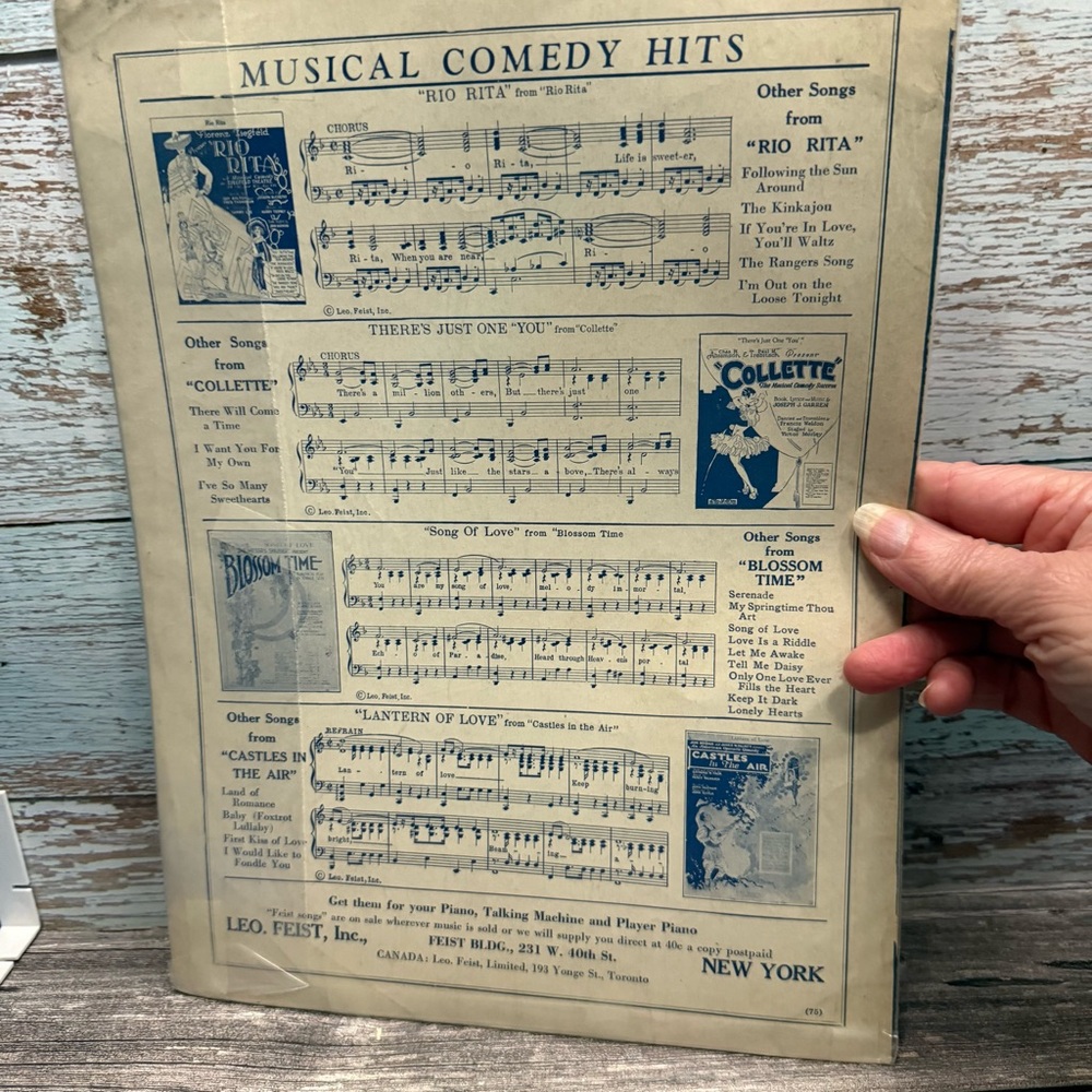Vintage Rio Rita sheet music - Picture 2 of 3